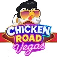 Chicken Road Vegas slot logo by InOut at Betalice Casino