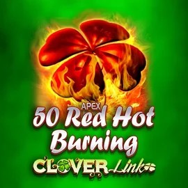 50 Red Hot Burning Clover Links logo – Slots by Novomatic at Betalice Casino