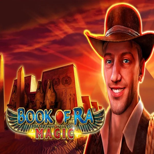 Book of Ra Magic slot logo by Greentube at Betalice Casino