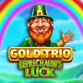 Gold Trio Leprechaun's Luck online game logo by Playtech on betalicecasino.pl