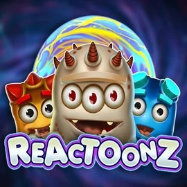Reactoonz slot logo by Play’n GO at Betalice Casino